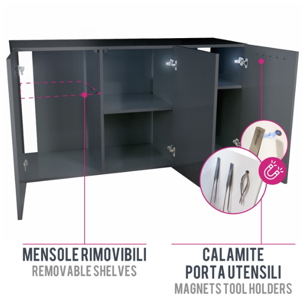 stand per acquario amtra alux 220 immagine5