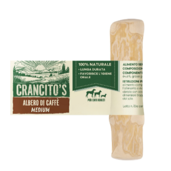 Crancito’s Snack naturale in Legno di Albero del Caffè per cani adulti - 50 gr