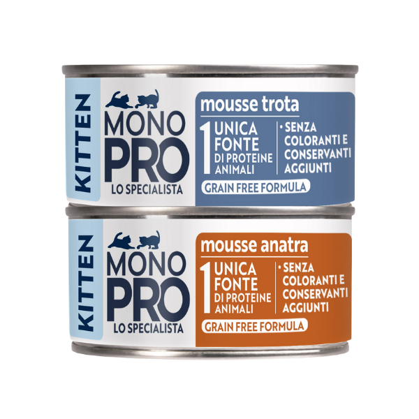 monopro lo specialista kitten grain free patè 85 gr immagine2