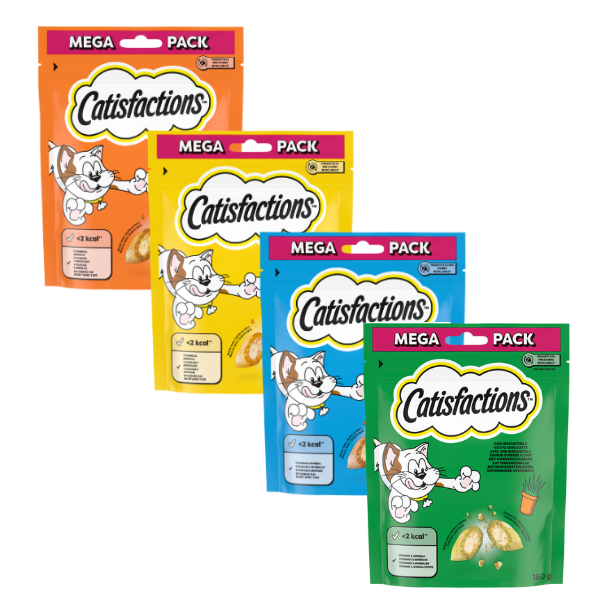 catisfactions snack per gatti maxi pack 180 gr immagine6