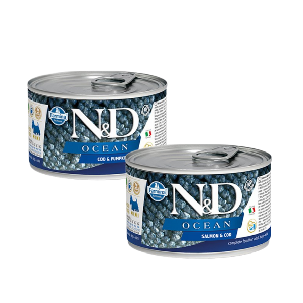 farmina n&d ocean dog mini 140 gr immagine2