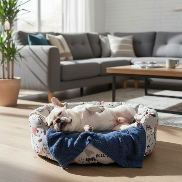 Cuccia per cani Trono ovale Eco Nasonero