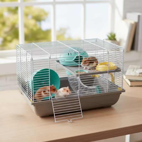 Gabbia Criceti Imac - Bianco 9: 45x30,5x29 cm