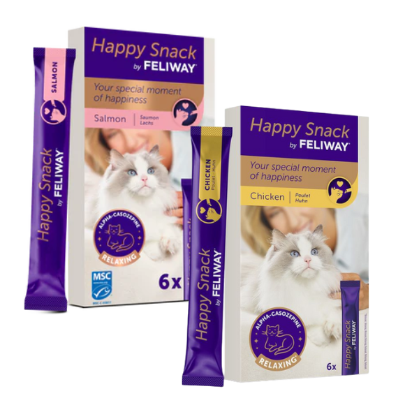 feliway happy snack per gatti in crema 90 gr immagine6