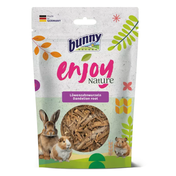 Bunny Enjoy Nature Snack per conigli - Radici di dente di leone - 150 gr