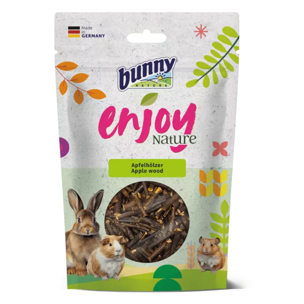 Bunny Enjoy Nature Snack per conigli - Legno di melo - 220 gr