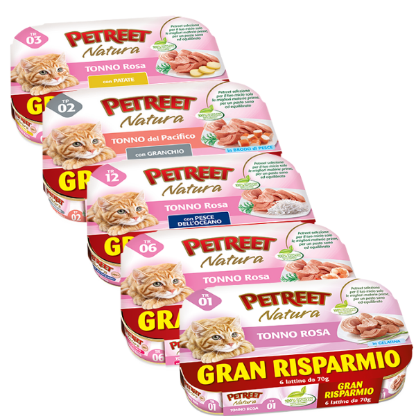 Petreet Natura Cat Maxi Scorta 6x70 gr