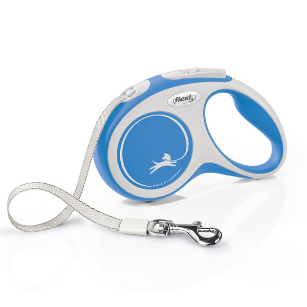 Guinzaglio Flexi New Comfort Tape - Blu - Small - 5 m