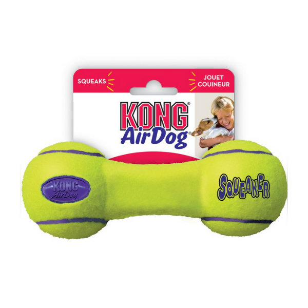 kong airdog squeaker dumbbell immagine2