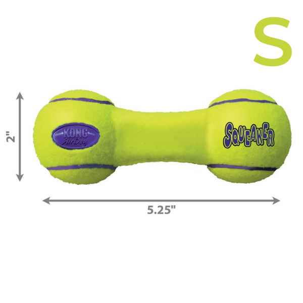 kong airdog squeaker dumbbell immagine3