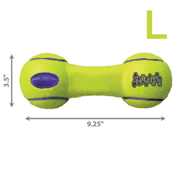 kong airdog squeaker dumbbell immagine5