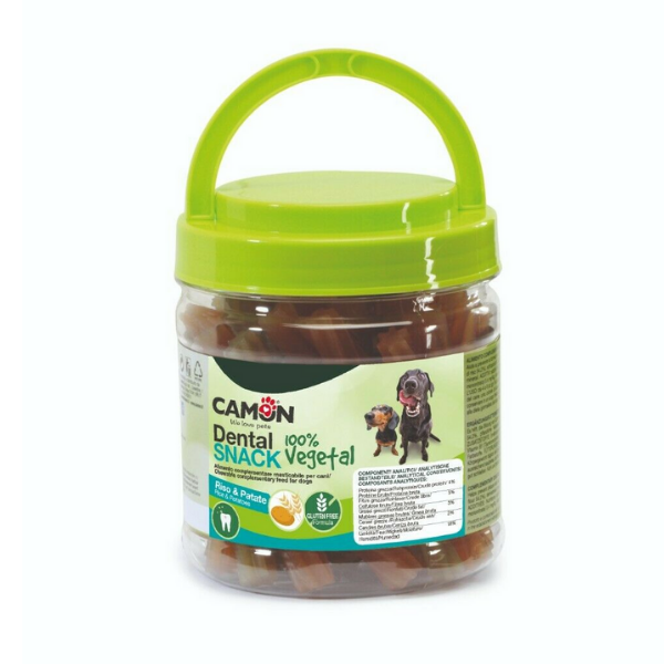 Camon Dental Snack Vegetale Box Riso e Patate - Stick Elica - 350 gr