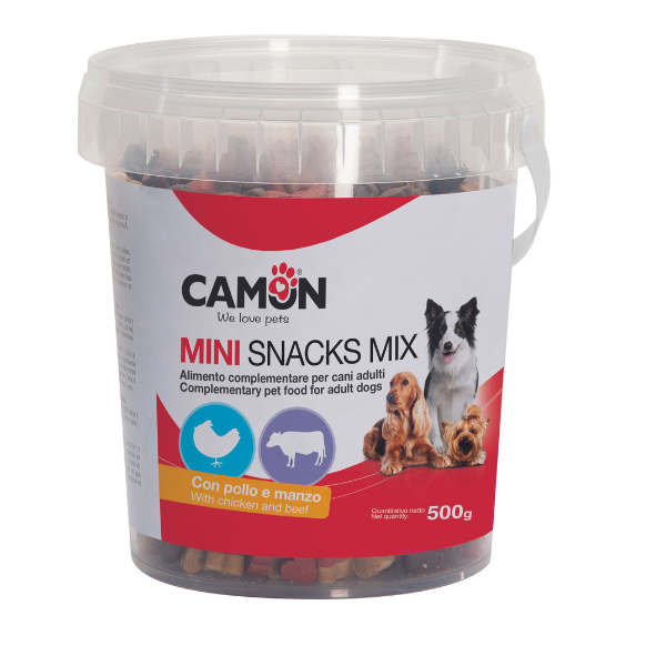 Camon Mini Treats&Snacks Box 500 gr - Mini Hearts