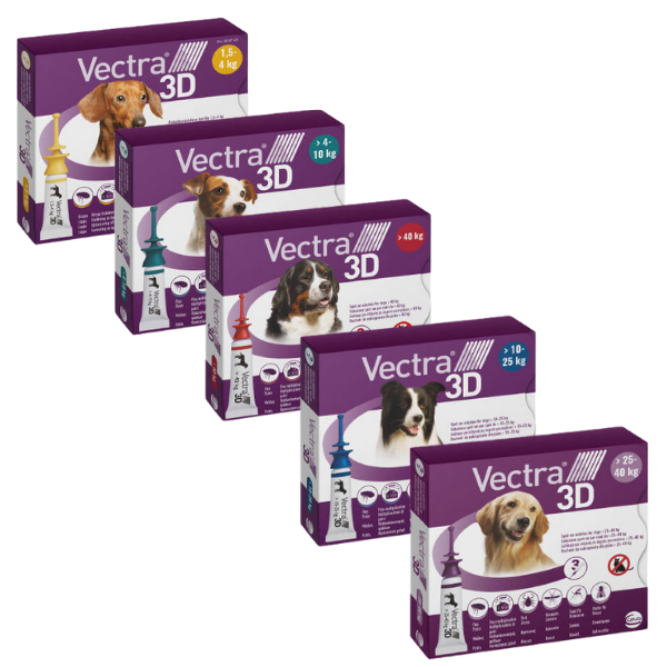Vectra 3D 3 pipette per cani