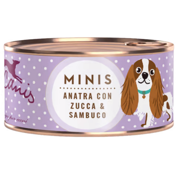 Terra Canis Mini Grain Free 100 gr - Anatra con zucca, fragola e sambuco