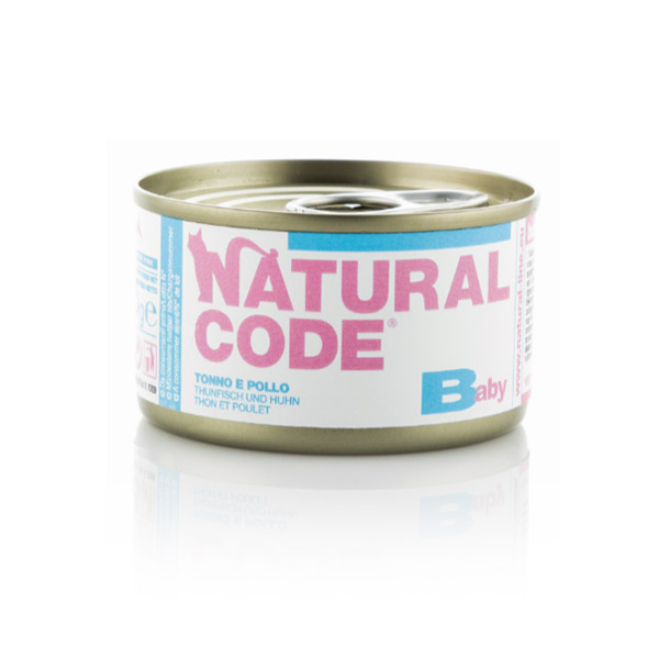 Natural Code Kitten 85 gr - Baby Tonno e Pollo