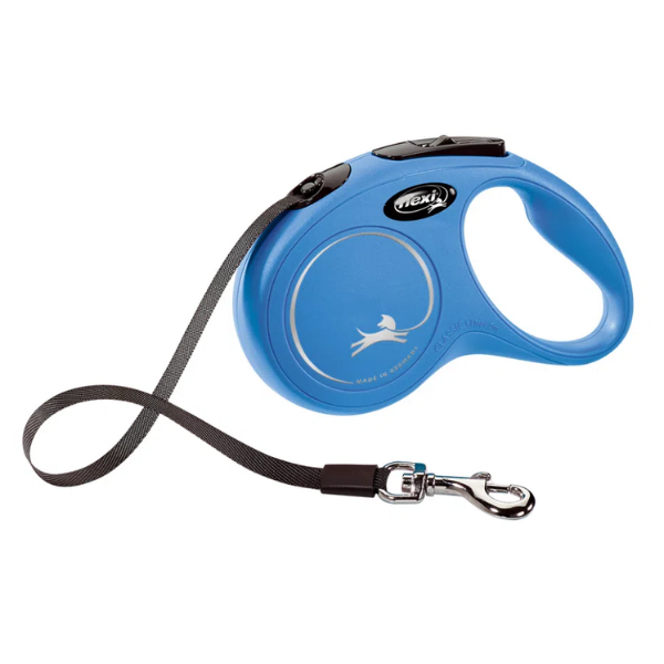 Guinzaglio New Classic Tape Flexi - Blu  - Extra-small - 3 m