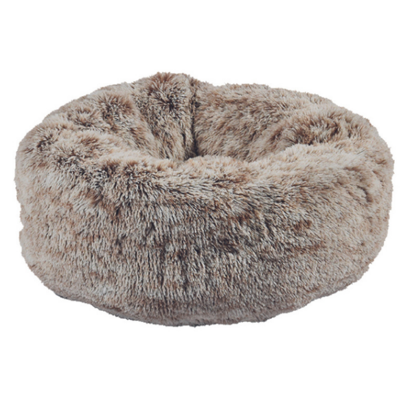 Cuccia Ciambella Poilu Bobby Croci - Beige melange - 50x25 cm