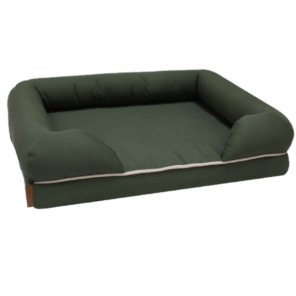 Cuscino Revenant Limitless in Memory Foam Croci - Verde - 91x71x23 cm