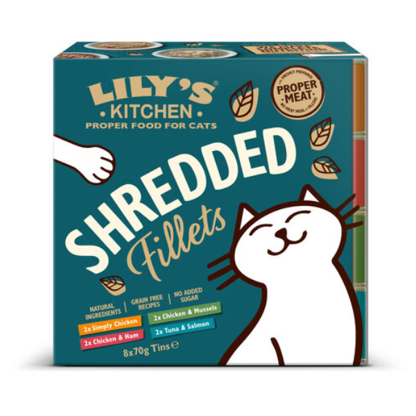 Lily's Kitchen Cat Multipack Shredded Fillets