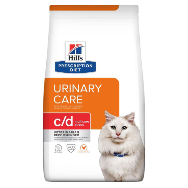 Hill's Prescription Diet c/d Multicare Stress Feline al Pollo - 3 Kg (scadenza: 31/03/2026)