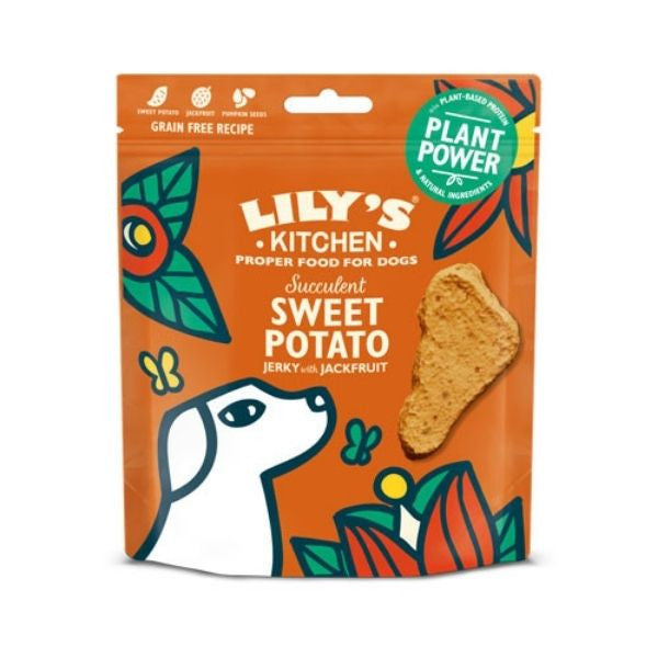 Lily's Kitchen Snack vegetali 70 gr - Patate dolci, jackfruit e semi di zucca (scadenza: 31/10/2025)