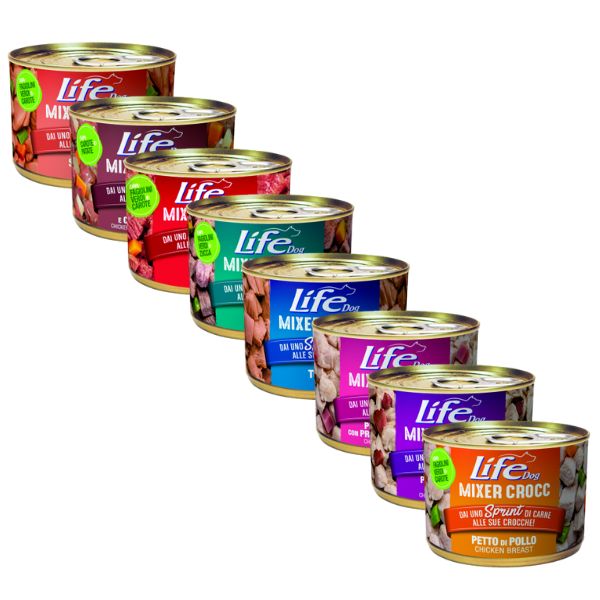 Life Dog Umido Mixer Crocc Grain Free 150 gr