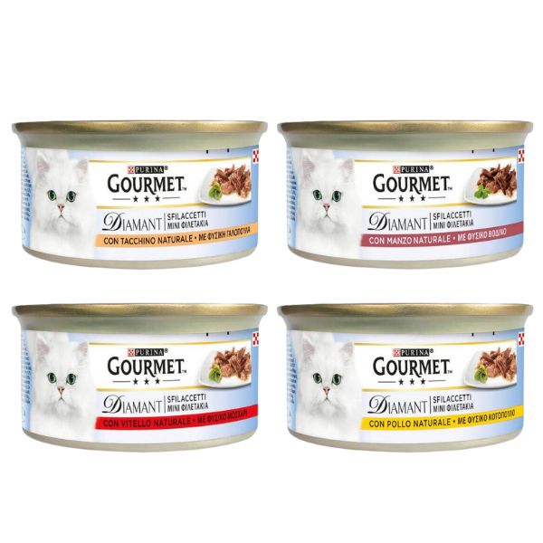 purina gourmet diamant sfilaccetti umido gatto 85 gr immagine2