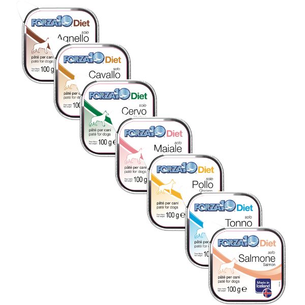 Forza10 Diet Solo patè monoproteico per cani 100 gr
