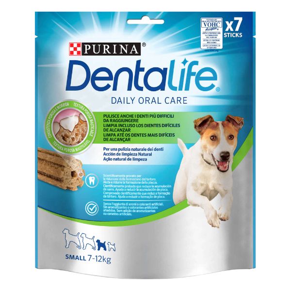 Purina Dentalife Daily Oral Care snack dentali per cani - Small - Pack da 7 stick