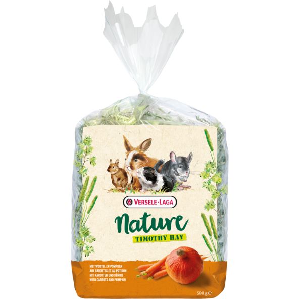 Versele Laga Nature Fieno Timothy 500 gr - Carota e Zucca