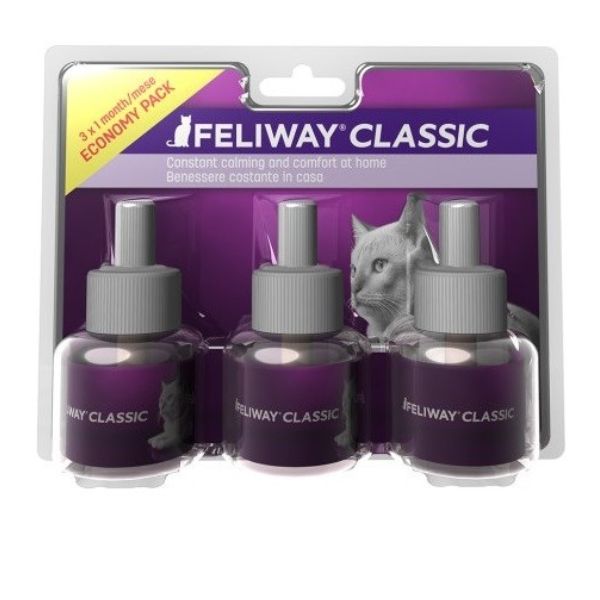 Feliway Classic Ricarica  - 3 Ricariche da 48 ml 