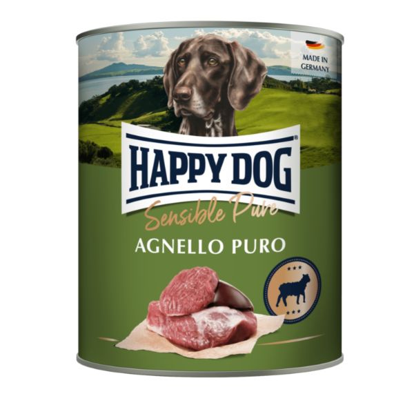 Happy Dog Sensible Pure Monoproteico Grain Free 800 gr - Agnello Puro