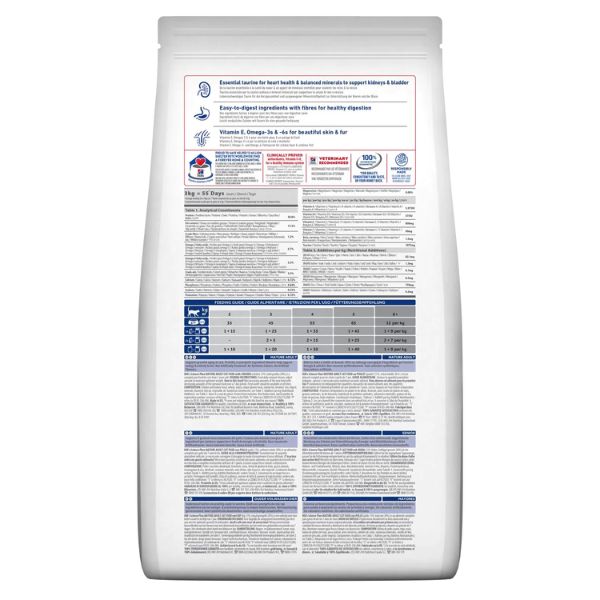 hill's science plan mature adult 7+ alimento per gatti al pollo immagine3