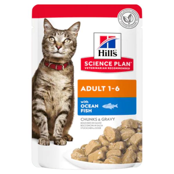 Hill's Science Plan Adult Alimento per Gatti 85 gr - con Pesce Oceanico
