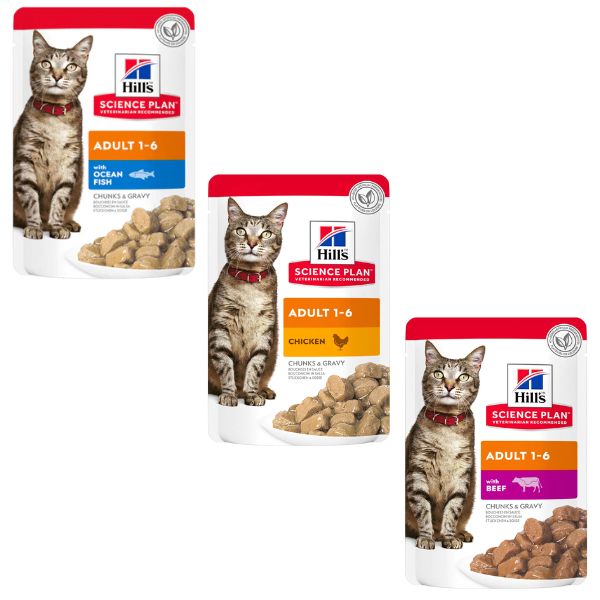 hill's science plan adult alimento per gatti 85 gr immagine2