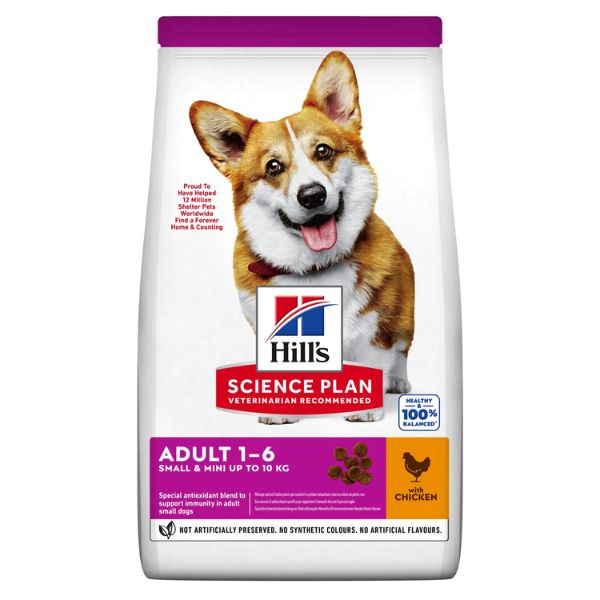 hill's science plan small & mini adult alimento per cani con pollo immagine2