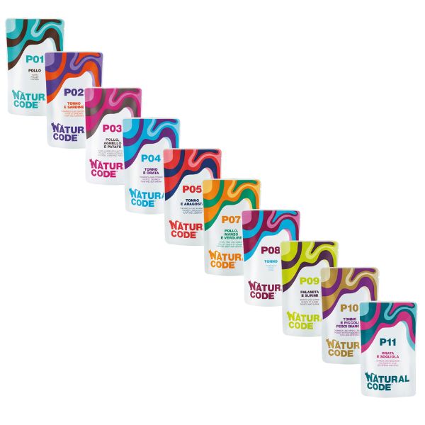 natural code adult buste in acqua di cottura 70 gr immagine2