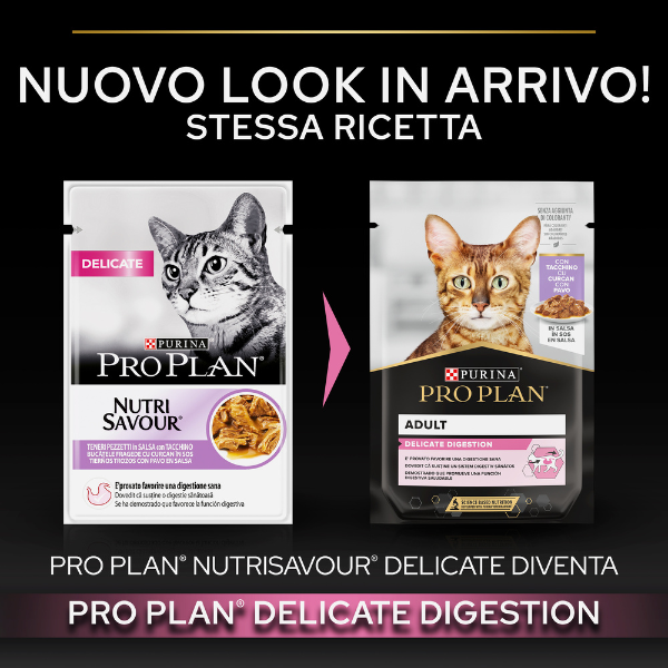 purina pro plan adult delicate digestion umido gatti in salsa tacchino 85 g immagine5