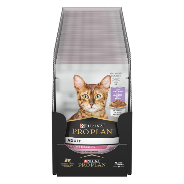 purina pro plan adult delicate digestion umido gatti in salsa tacchino 85 g immagine4
