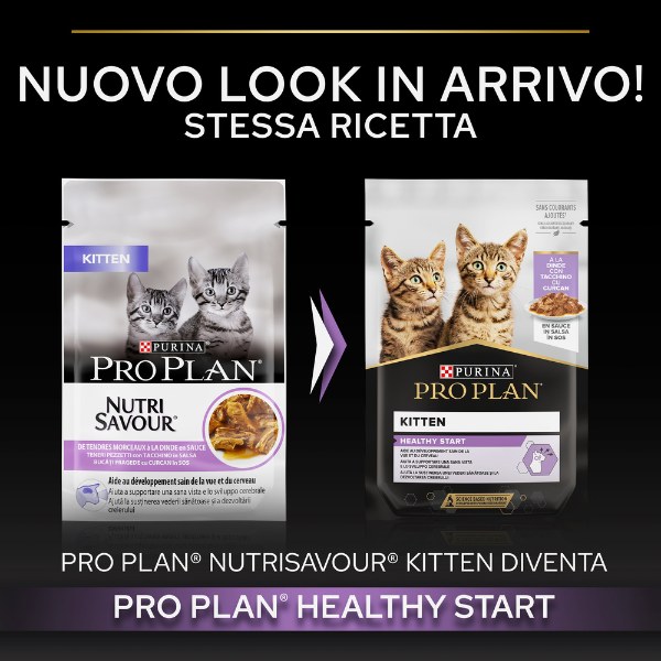 purina pro plan kitten healthy start umido gatti in salsa tacchino 85 g immagine5