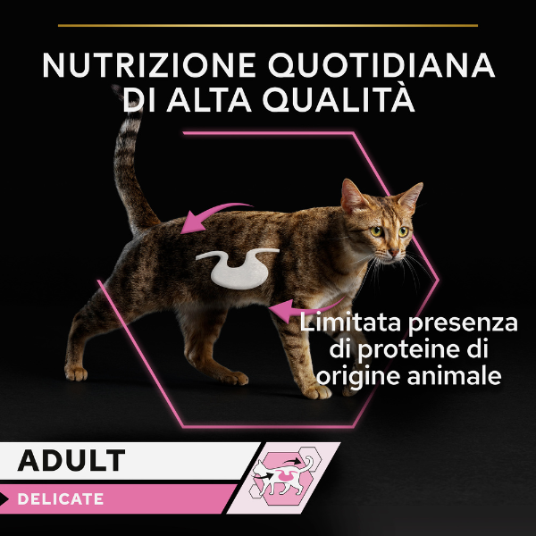 purina pro plan adult delicate umido gatti mousse tacchino 85 g immagine6