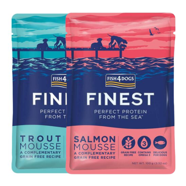 fish4dogs finest dog mousse grain free 100 gr immagine2