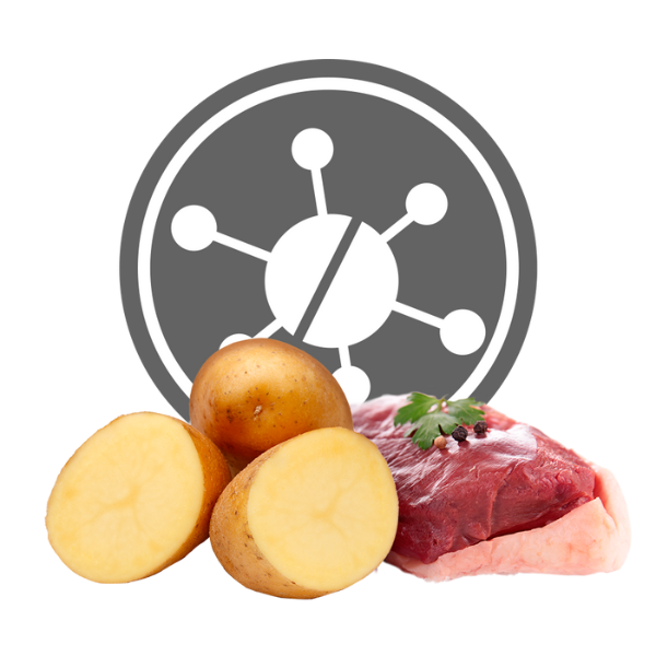 exclusion diet hypoallergenic medium/large breed anatra e patate immagine3