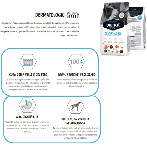 ownat care all breeds adult dermatologic linea vet immagine6