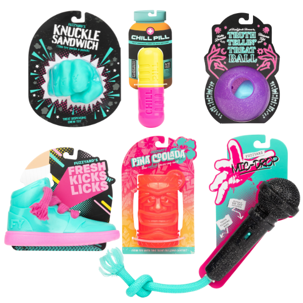 gioco interattivo per cani fuzzyard interactive chew toy immagine2