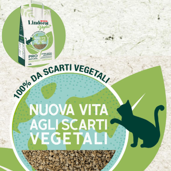 lindocat pro natura lettiera vegetale agglomerante per gatti immagine3