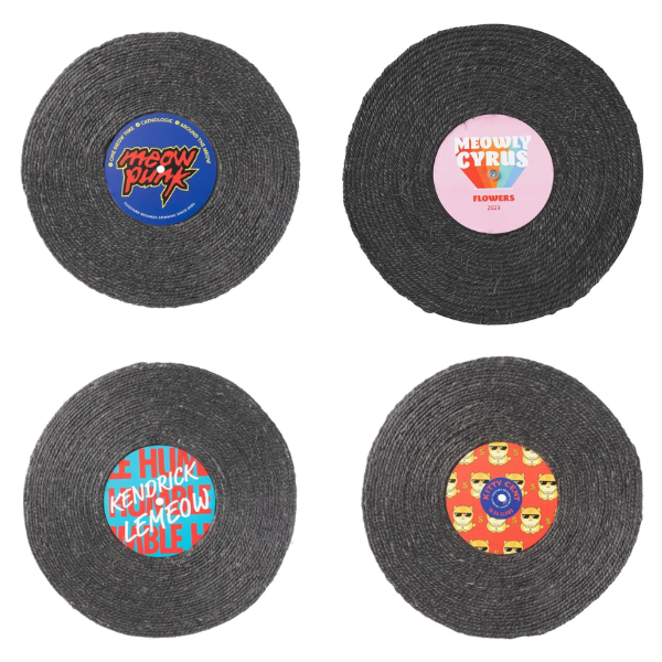 tiragraffi per gatti disco vinile fuzzyard immagine2