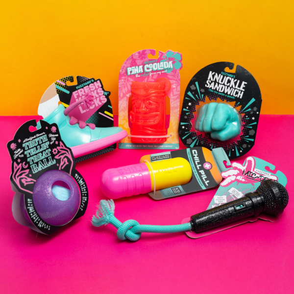 gioco interattivo per cani fuzzyard interactive chew toy immagine3