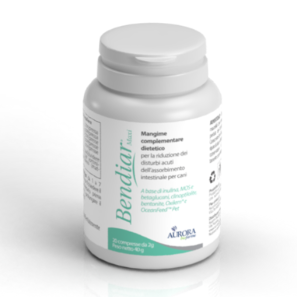 Aurora Biofarma Bendiar Maxi compresse per la riduzione dei disturbi intestinali cane